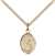 St. Kenneth Medal<br/>9332 Oval, Gold Filled