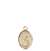 St. Kenneth Medal<br/>9332 Oval, 14kt Gold