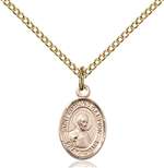 St. Edmund Campion Medal<br/>9333 Oval, Gold Filled