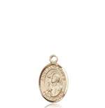 St. Rene Goupil Medal<br/>9334 Oval, 14kt Gold