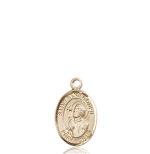 St. Rene Goupil Medal<br/>9334 Oval, 14kt Gold
