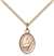 St. Catherine Of Sweden Medal<br/>9336 Oval, Gold Filled