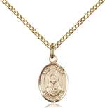 St. Rafka Medal<br/>9338 Oval, Gold Filled