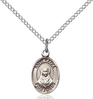 St. Rafka Medal<br/>9338 Oval, Sterling Silver