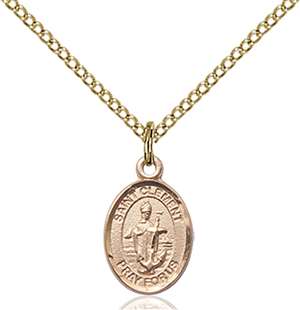 St. Clement Medal<br/>9340 Oval, Gold Filled