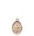 St. Clement Medal<br/>9340 Oval, 14kt Gold