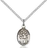 St. Felicity Medal<br/>9341 Oval, Sterling Silver