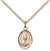 St. Anselm Of Canterbury Medal<br/>9342 Oval, Gold Filled