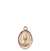 St. Anselm Of Canterbury Medal<br/>9342 Oval, 14kt Gold