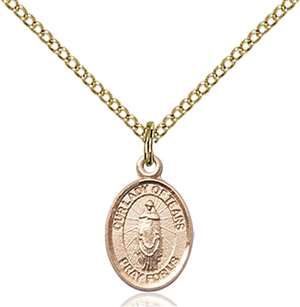 Our Lady Of Tears Medal<br/>9346 Oval, Gold Filled