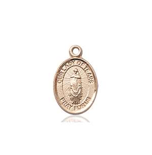 Our Lady Of Tears Medal<br/>9346 Oval, 14kt Gold