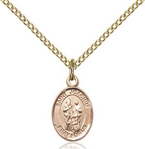St. Joachim Medal<br/>9348 Oval, Gold Filled