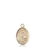 St. Giles Medal<br/>9349 Oval, 14kt Gold