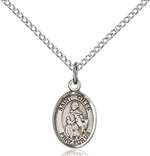 St. Giles Medal<br/>9349 Oval, Sterling Silver