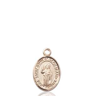 St. John Of Capistrano Medal<br/>9350 Oval, 14kt Gold