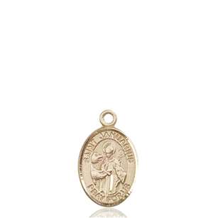 St. Januarius Medal<br/>9351 Oval, 14kt Gold