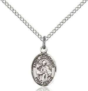 St. Januarius Medal<br/>9351 Oval, Sterling Silver