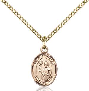 St. Dunstan Medal<br/>9355 Oval, Gold Filled