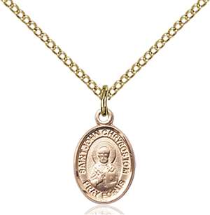 St. John Licci Medal<br/>9358 Oval, Gold Filled