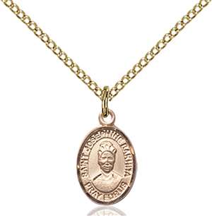 St. Josephine Bakhita Medal<br/>9360 Oval, Gold Filled