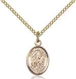 St. Polycarp Of Smyrna Medal<br/>9363 Oval, Gold Filled