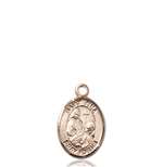 St. Fina Medal<br/>9364 Oval, 14kt Gold