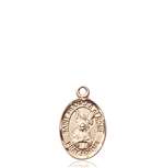 St. Frances Of Rome Medal<br/>9365 Oval, 14kt Gold