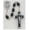 6X8MM BLACK WOOD ROSARY