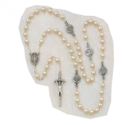 7MM PEARL BASILICA ROSARY