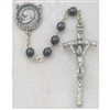 6MM HEMATITE PAPAL ROSARY