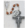 7 DECADE FRANCISCAN WOOD ROSARY