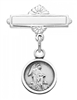 SS GUARDIAN ANGEL BABY PIN