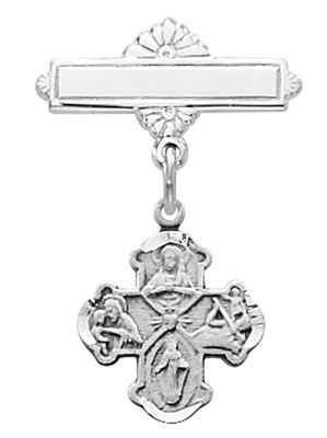 SS 4-WAY RF BABY PIN