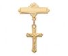 G/SS CRUCIFIX GP BABY PIN