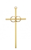 6" CANA CROSS GOLD
