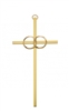 6" CANA CROSS GOLD