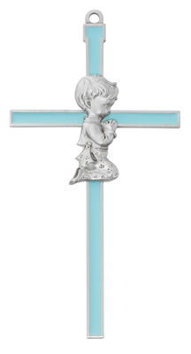 6" BOY CROSS BLUE