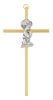 6" BRASS BOY CROSS