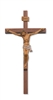 24" WALNUT-ITALIAN CORPUS CRUCIFIX