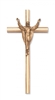 10" OAK RISEN CRUCIFIX