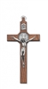 8" WALNUT ST. BENEDICT CRUCIFI