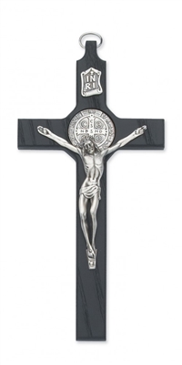 8" BLACK ST. BENEDICT CRUCIFIX