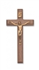 8" BEVELED WALNUT CRUCIFIX