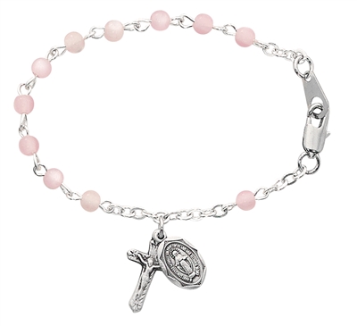 5 1/2" PINK BABY BRACELET