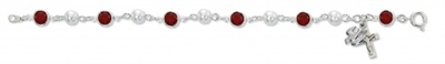 7 1/2" SS RED/PEARL HOLY SPIRT