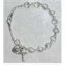 6 1/2" CRYSTAL HEART BRACELET