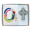 KIDDIE ROSARY SET WITH CELTIC CROSS