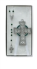 CELTIC CRIB CROSS & ROSARY SET