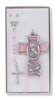 PINK GUARDIAN ANGEL/ROSARY SET