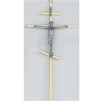 10" BRASS GREEK CRUCIFIX